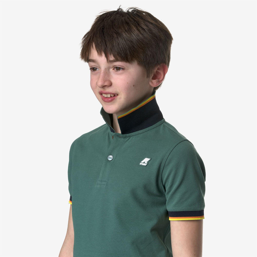 P. VINCENT - Polo Shirts - Polo - BOY - GREEN PALM