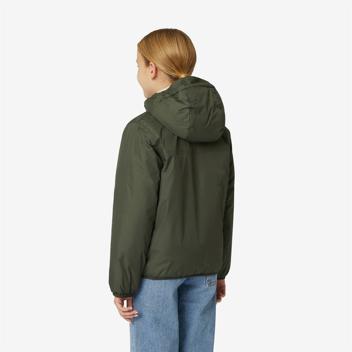 P. LE VRAI 3.0 CLAUDE ORSETTO - Jackets - Mid - KID UNISEX - ECRU-GREEN BLACKISH