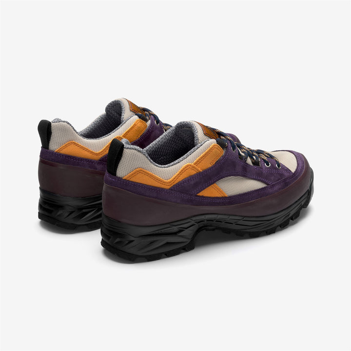 GRAPPA HIKER - Laced Shoes - Low Cut - UNISEX - BROWN-VIOLET-ORANGE