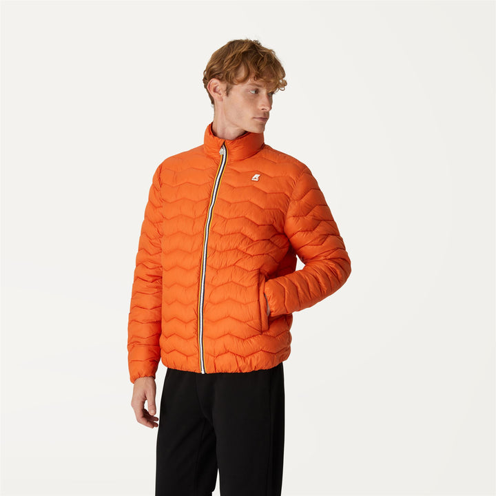 VALENTINE QUILTED WARM - Jackets - Short - MAN - ORANGE RUST