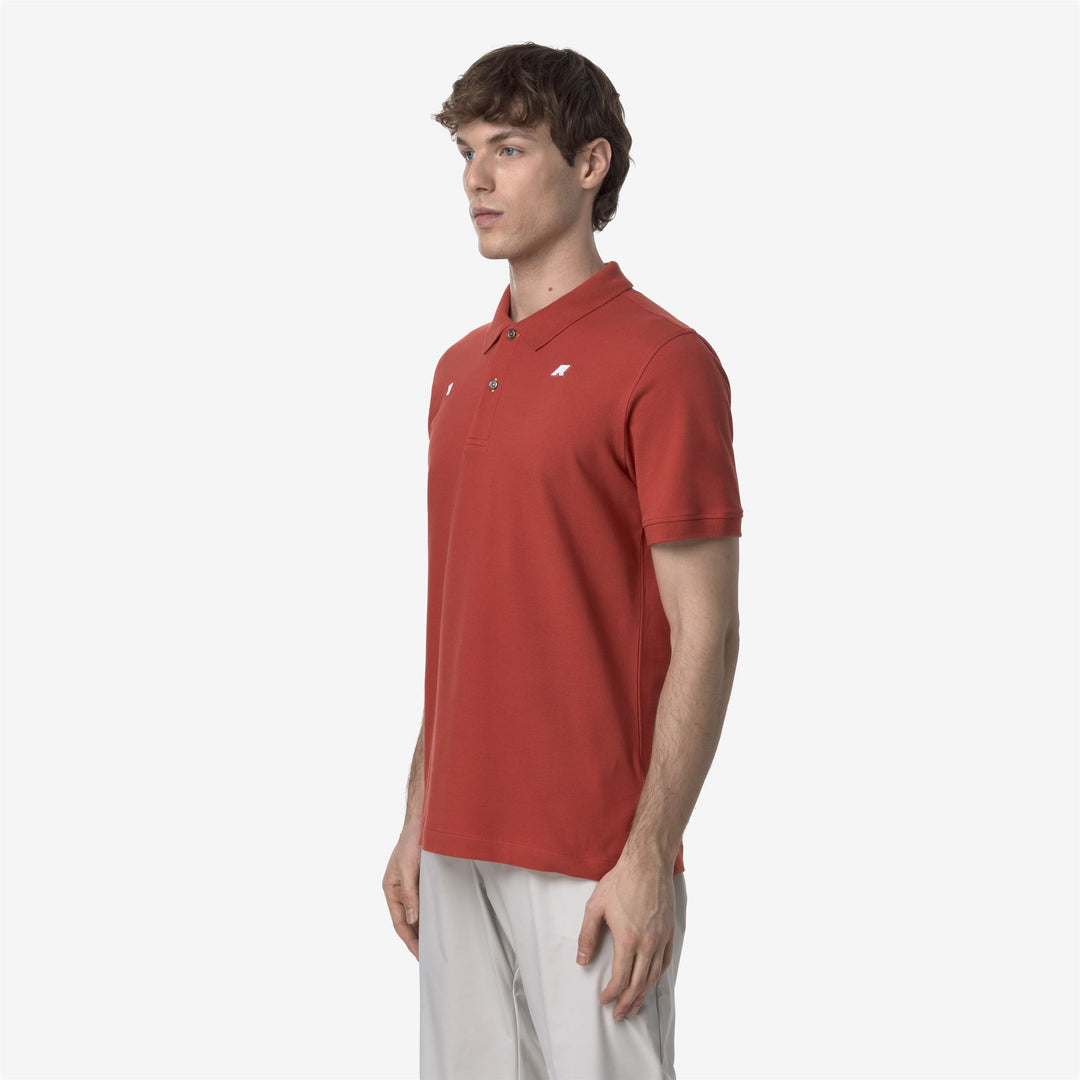 VINNIE PIQUE - Polo Shirts - Polo - MAN - RED JASPER