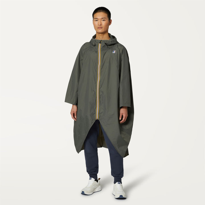 LE VRAI 3.0 RENNES - Jackets - PONCHO - UNISEX - GREEN BLACKISH